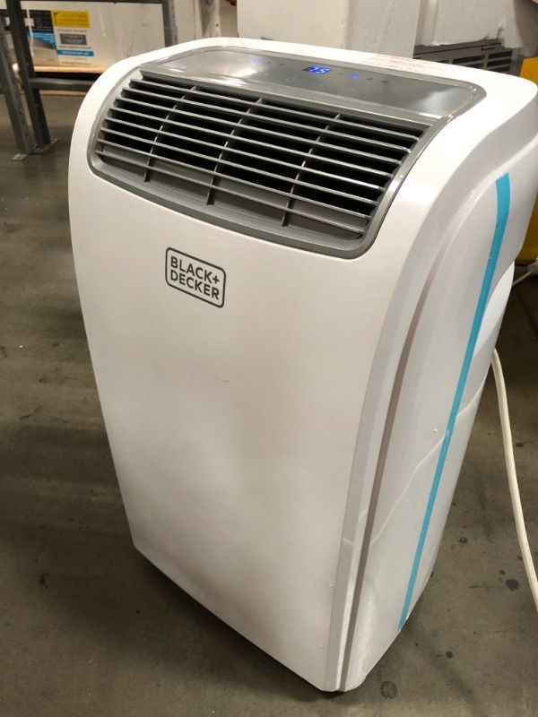 Photo 6 of BLACK+DECKER 5 000 BTU DOE (8 000 BTU ASHRAE) Portable Air Conditioner with Remote Control White
