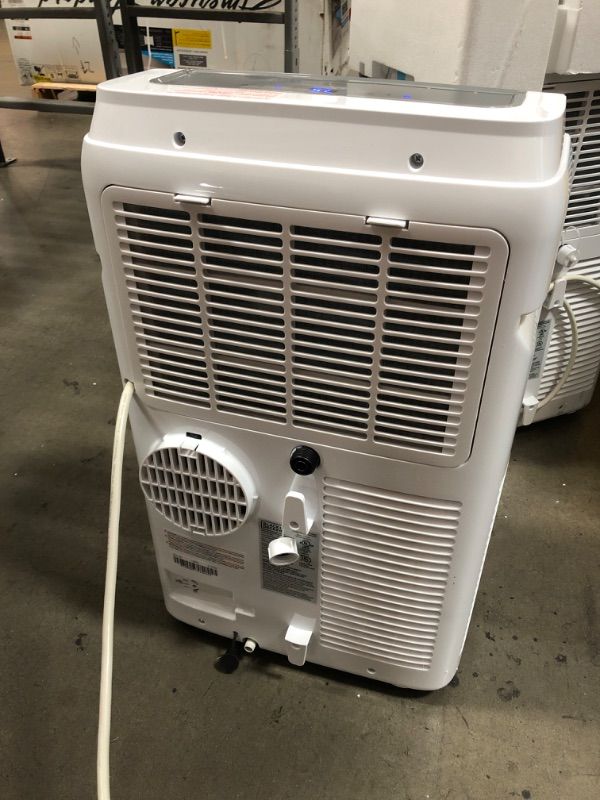 Photo 3 of BLACK+DECKER 5 000 BTU DOE (8 000 BTU ASHRAE) Portable Air Conditioner with Remote Control White
