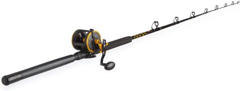 Photo 1 of **MINOR DAMAGE** PENN Squall 30 Level Wind Fishing Rod and Trolling Reel Combo, 6.5 Feet
