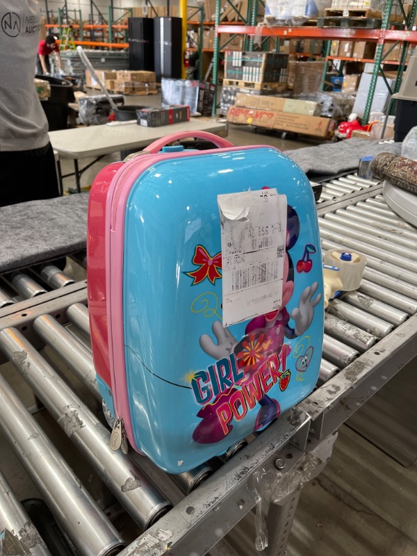 Photo 2 of American Tourister Kids' Disney Hardside Upright Luggage, Minnie Mouse 2, Carry-On 16-Inch
