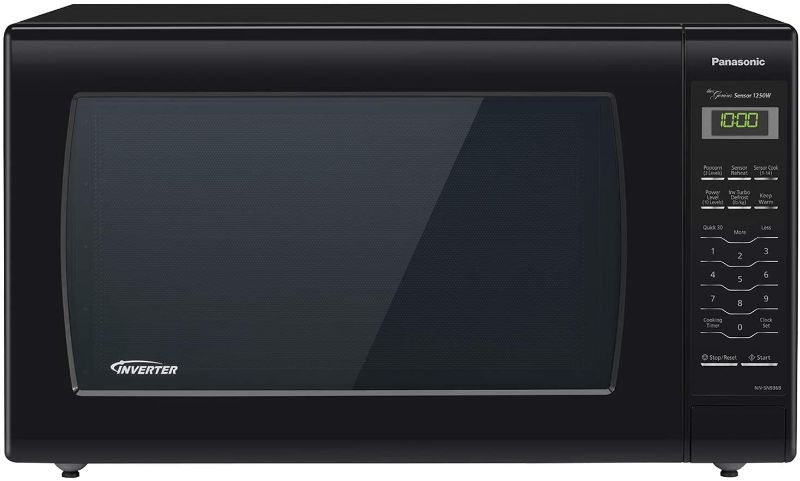 Photo 1 of Panasonic Microwave Oven NN-SN936B Black Countertop with Inverter Technology and Genius Sensor, 2.2 Cubic Foot, 1250W
