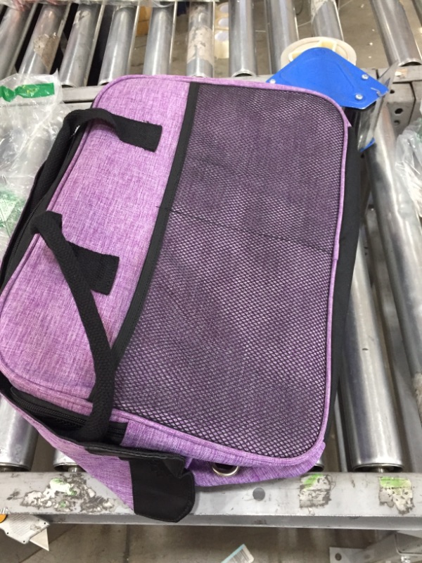 Photo 3 of PetAmi Airline Approved Dog Purse Carrier, Purple
