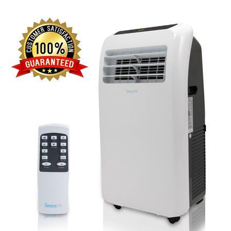 Photo 1 of SereneLife SLPAC10 - Portable Air Conditioner - Compact Home A/C Cooling Unit with Built-in Dehumidifier & Fan Modes, Includes Window Mount Kit (10,000 BTU)
