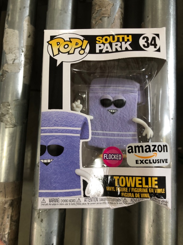 Photo 1 of Funko POP Animation: South Park - Flocked Towelie, Amazon Exclusive,Multicolor,57310
