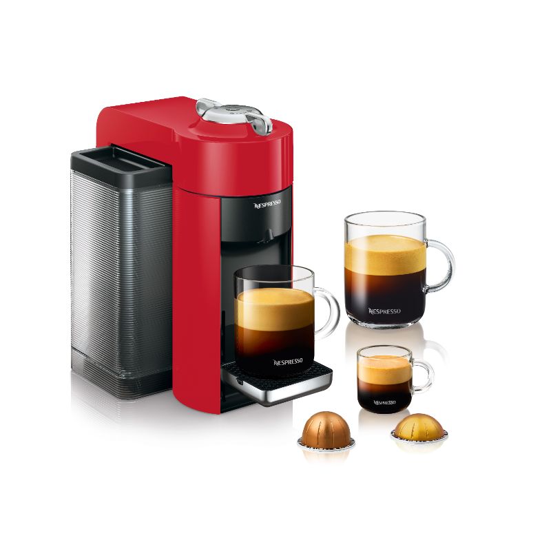 Photo 1 of Nespresso Vertuo Coffee and Espresso Machine by De'Longhi, Red
