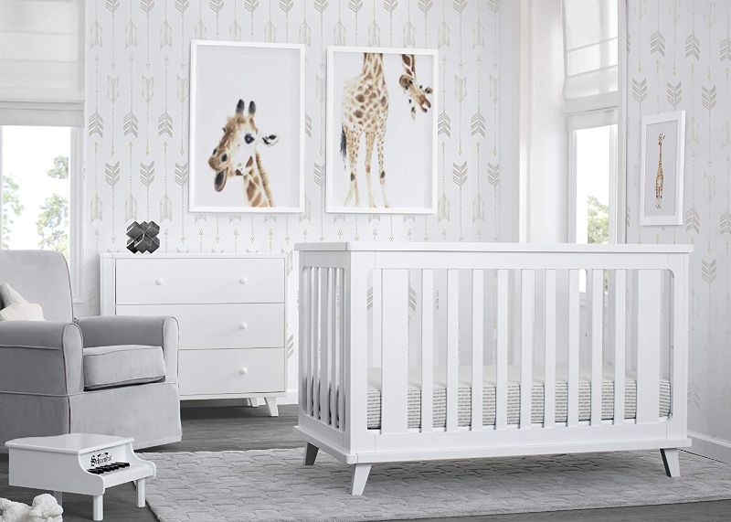 Photo 1 of Delta Children Ava 3-in-1 Convertible Baby Crib, White