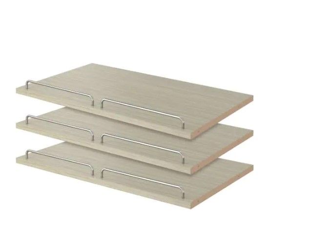 Photo 1 of 
Closet Evolution
14 in. D x 24 in. W x 0.625 in. H 9-Pair Rustic Grey Shoe Shelf (3-Pack)