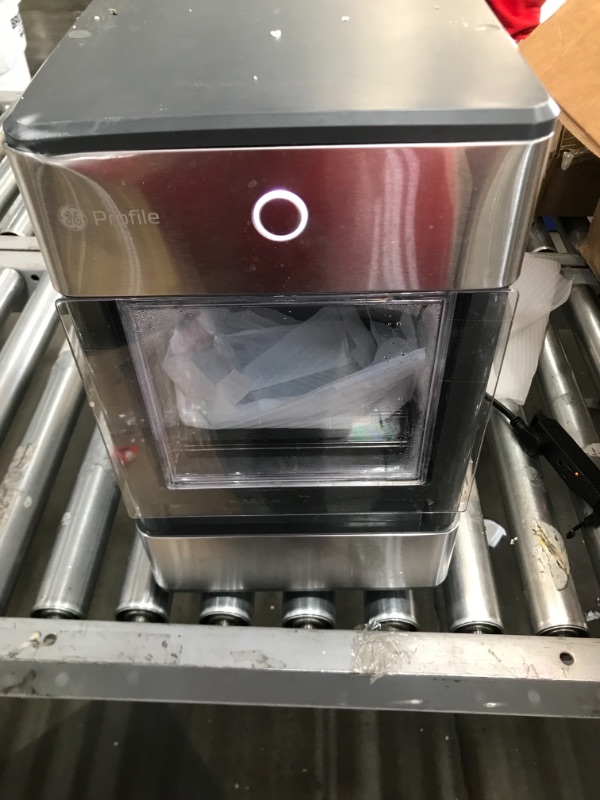 Photo 2 of GE Profile Opal | Countertop Nugget Ice Maker | Portable Ice Machine Complete with Bluetooth Connectivity | Smart Home Kitchen Essentials | Stainless Steel Finish | Up to 24 lbs. of Ice Per Day
