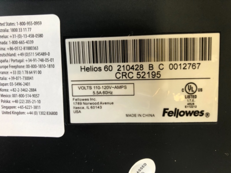 Photo 3 of Fellowes Thermal Binding Machine, Helios 60, Platinum/Graphite (5219501)
