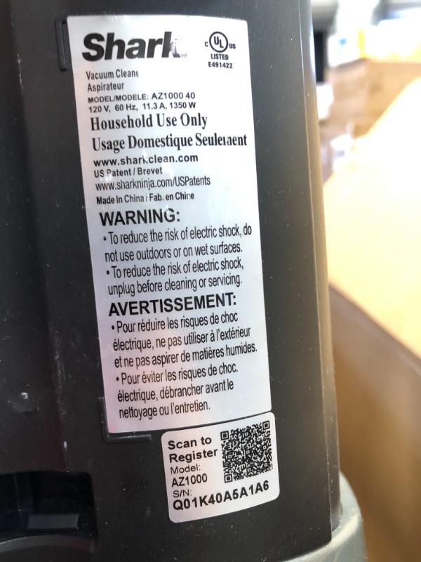 Photo 4 of Shark AZ1002 Apex Powered Lift-Away Upright Vacuum with DuoClean & Self-Cleaning Brushroll, Crevice Tool, Upholstery Tool & Pet Power Brush, for a Deep Clean on & Above Floors, Espresso
