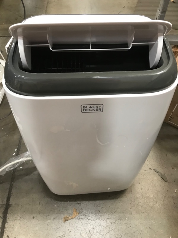 Photo 1 of BLACK+DECKER 8,000 BTU Portable Air Conditioner with Remote Control, White
