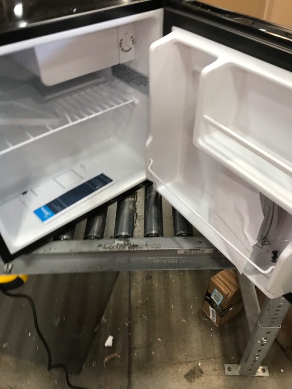 Photo 2 of ***PARTS ONLY*** Midea WHS-65LB1 Compact Single Reversible Door Refrigerator and Freezer, 1.6 Cubic Feet, Black
