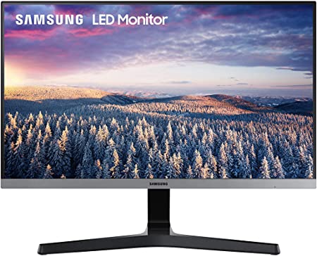 Photo 1 of SAMSUNG SR35 Series 24-Inch FHD 1080p Computer Monitor, 75Hz, IPS Panel, HDMI, VGA (D-Sub), 3-Sided Border-Less, FreeSync (LS24R350FZNXZA)