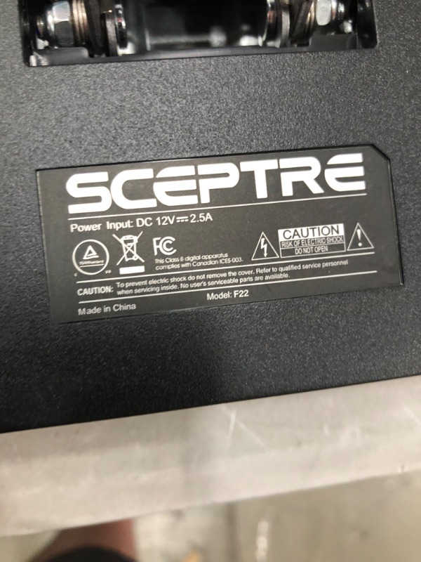 Photo 4 of Sceptre E225W-19203R 22" Ultra Thin 75Hz 1080p LED Monitor 2x HDMI VGA Build-in Speakers, Metallic Black 2018