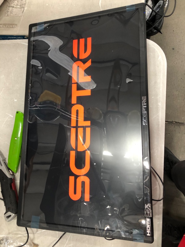 Photo 2 of Sceptre E225W-19203R 22" Ultra Thin 75Hz 1080p LED Monitor 2x HDMI VGA Build-in Speakers, Metallic Black 2018