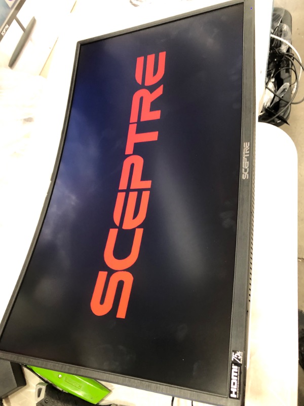 Photo 2 of Sceptre Curved 27" Gaming Monitor 75Hz HDMI x2 VGA 98% sRGB Build-in Speakers, Edge-Less Machine Black (RN Series)