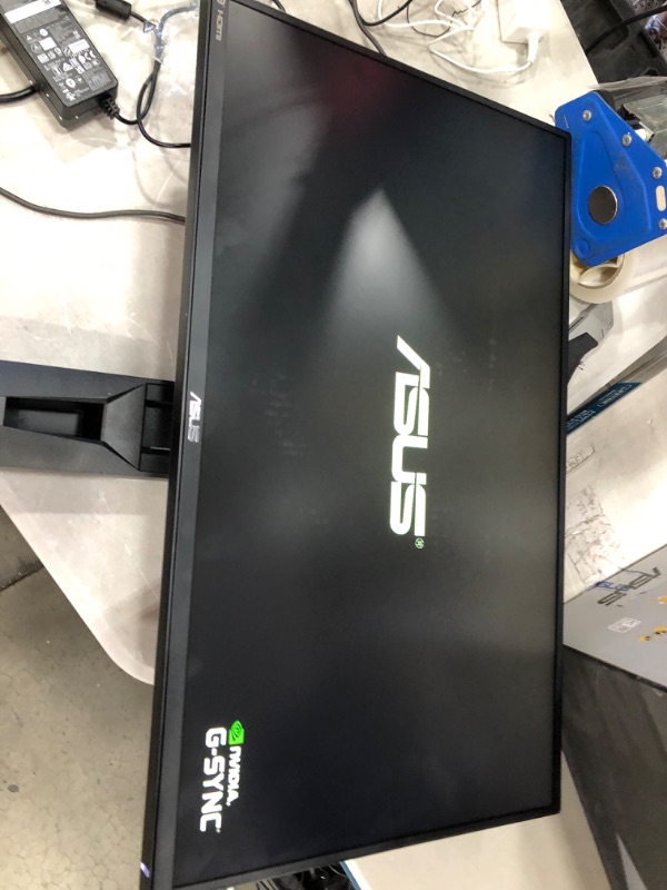 Photo 2 of ASUS TUF Gaming 24.5” 1080P HDR Monitor VG258QM - Full HD, 280Hz (Supports 144Hz), 0.5ms, Extreme Low Motion Blur Sync, G-SYNC Compatible, DisplayHDR 400, Speaker, DisplayPort HDMI, Height Adjustable