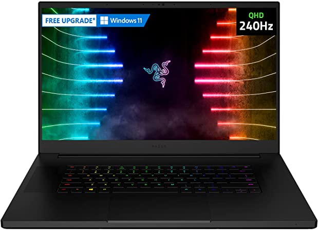 Photo 1 of Razer Blade 17 Gaming Laptop: NVIDIA GeForce RTX 3070 - 11th Gen Intel 8-Core i7 CPU - 17.3" QHD 240Hz - 16GB RAM - 1TB SSD - Chroma RGB - Thunderbolt 3 - SD Card Reader