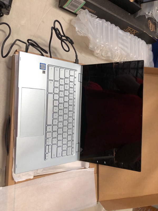 Photo 3 of ASUS Chromebook Flip C433 2 in 1 Laptop, 14" Touchscreen FHD NanoEdge Display, Intel Core m3-8100Y Processor, 8GB RAM, 64GB eMMC Storage, Backlit Keyboard, Silver, Chrome OS, C433TA-AS384T