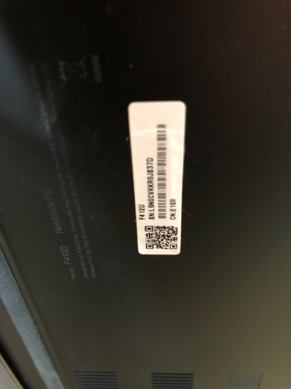 Photo 1 of Asus VivoBook 14" FHD 1080p Laptop, Intel Core i3-1115G4, 8GB RAM, 256GB PCIe SSD, Fingerprint Reader, Backlit Keyboard, HDMI, WiFi, Webcam, Windows 11 Home, Slate Grey