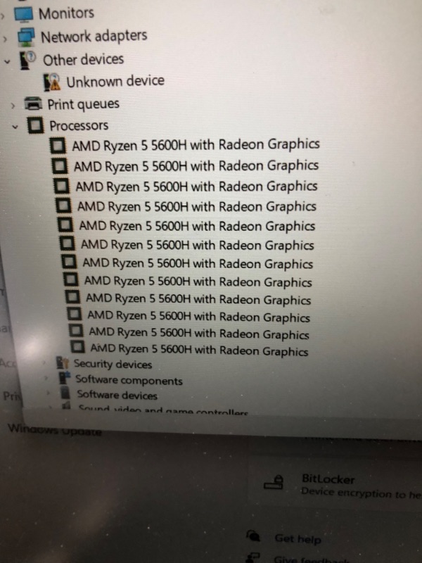 Photo 1 of Lenovo IdeaPad 3 Gaming Laptop, 15.6" FHD Display, AMD Ryzen 5 5600H, NVIDIA GeForce GTX 1650, 8GB RAM, 256GB Storage, Windows 11 Home