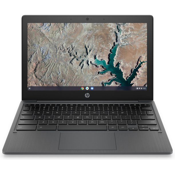 Photo 1 of HP Chromebook 11A-NA0035NR 11.6" 4GB 32GB Mediatek MT8183, Ash Gray  (Certified Refurbished)