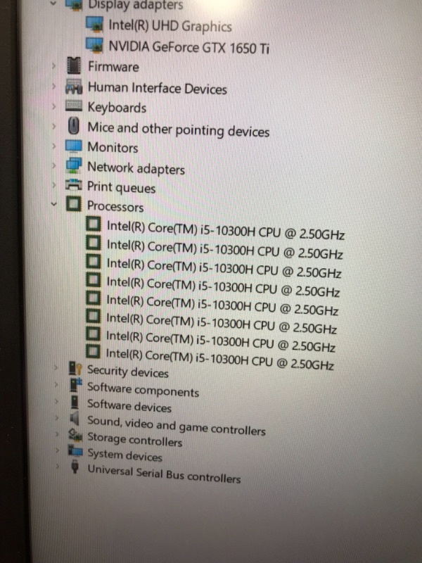 Photo 6 of Acer Nitro 5 Gaming Laptop, 10th Gen Intel Core i5-10300H,NVIDIA GeForce GTX 1650 Ti, 15.6" Full HD IPS 144Hz Display, 8GB DDR4,256GB NVMe SSD,WiFi 6, DTS X Ultra,Backlit Keyboard,AN515-55-59KS