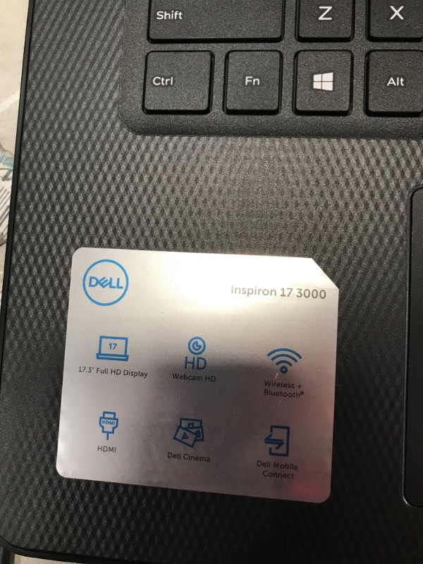 Photo 8 of Dell Inspiron 3793 17.3” Laptop FHD Intel Core i7-1065G7 - 512GB SSD - 8GB DDR4 - Integrated Intel Iris Plus Graphics