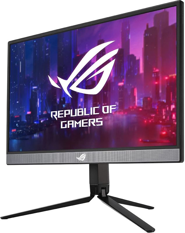 Photo 1 of ASUS ROG Strix 17.3" 1080P Portable Gaming Monitor (XG17AHP) - Full HD, IPS, 240Hz, 3ms, Adaptive-Sync, Smart Case, ROG Bag & Tripod, USB-C Power Delivery, Micro HDMI, For Laptop, PC, Phone, Console
