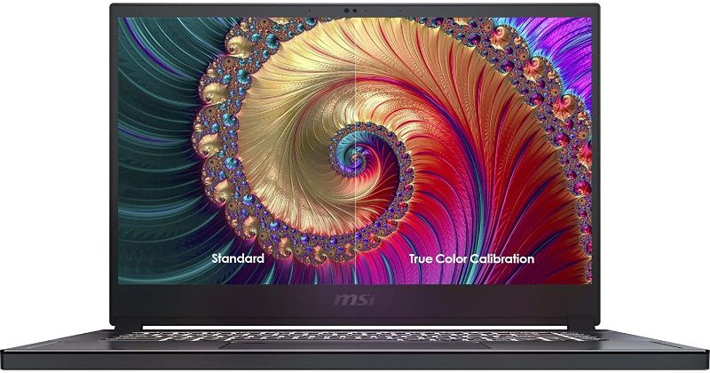 Photo 1 of MSI Creator 15 Professional Laptop: 15.6" UHD OLED 4K DCI-P3 100% Display, Intel Core i7-11800H, NVIDIA GeForce RTX 3080, 16GB RAM, 1TB NVME SSD, Thunderbolt 4, Win10 PRO, Black (A11UH-492)
