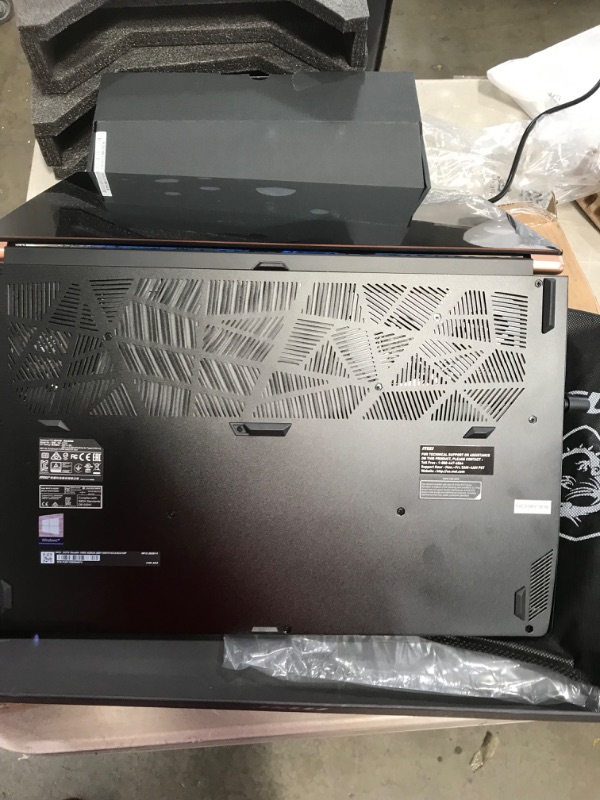 Photo 6 of MSI GS75 Stealth Gaming Laptop: 17.3" 240Hz Display, Intel Core i7-10875H, NVIDIA GeForce RTX 2060, 16GB RAM, 512GB NVMe SSD, Win10 Pro, Black (10SE-620)
