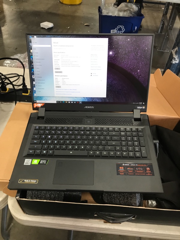 Photo 7 of GIGABYTE AORUS 17G YD- 17.3” FHD IPS Anti-Glare 300Hz, Intel Core i7, NVIDIA GeForce RTX 3080 Laptop GPU 8GB GDDR6, 32GB RAM, 512GB SSD, Win10 Home, Gaming Laptop (AORUS 17G YD-73US345SH)
