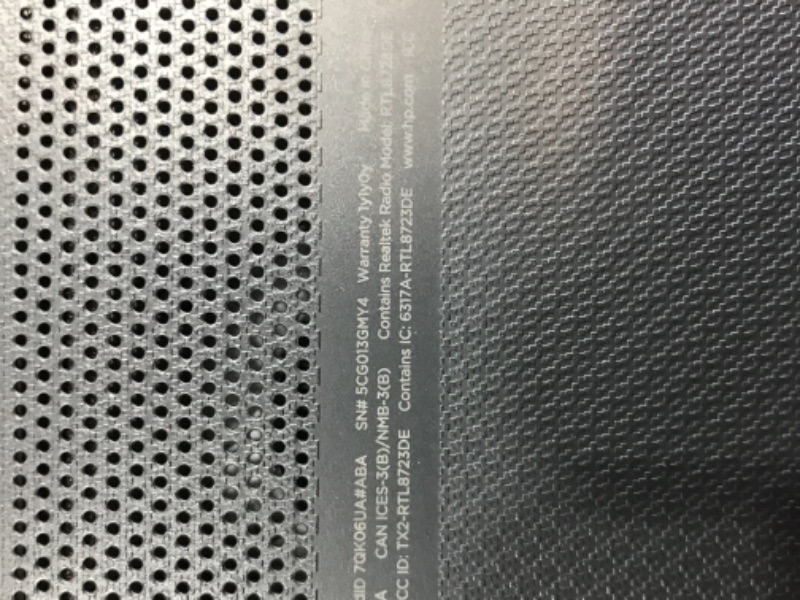Photo 2 of HP (17-BY1053DX) 17.3 Laptop - Core i5-8265U - 8GB Memory - 256GB Solid State Drive - Windows 10 Home in S Mode - Jet Black/Maglia Pattern
