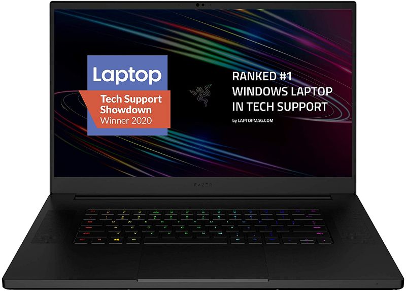 Photo 1 of Razer Blade Pro 17 Gaming Laptop 2020: Intel Core i7-10875H 8-Core, NVIDIA GeForce RTX 2080 Super Max-Q, 17.3" FHD 300Hz, 16GB RAM, 512GB SSD, CNC Aluminum, Chroma RGB, Thunderbolt 3, SD Card Reader
