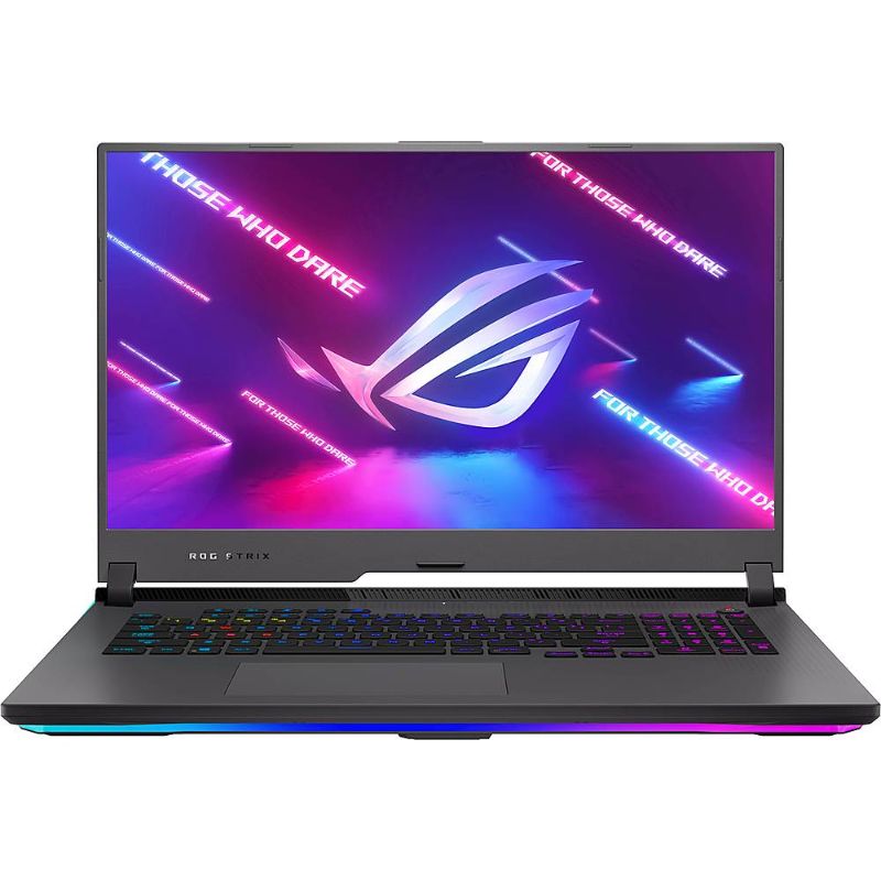 Photo 1 of ASUS - ROG Strix G17 17.3" Laptop - AMD Ryzen 9 - 16GB Memory - NVIDIA GeForce RTX 3070 - 1TB SSD - Eclipse Gray
