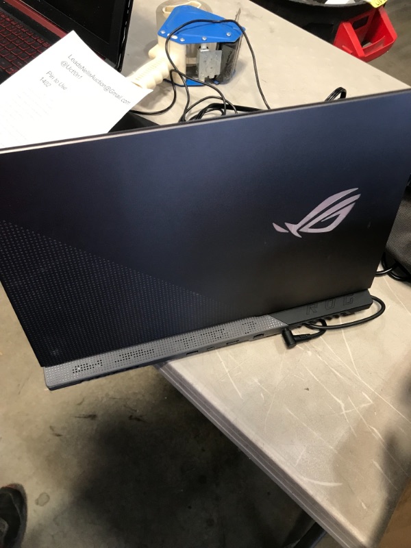 Photo 7 of ASUS - ROG Strix G17 17.3" Laptop - AMD Ryzen 9 - 16GB Memory - NVIDIA GeForce RTX 3070 - 1TB SSD - Eclipse Gray
