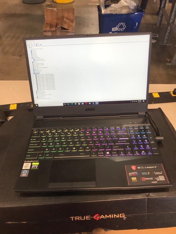 Photo 7 of MSI GL65 Leopard 10SFK-062 15.6" FHD 144Hz 3ms Thin Bezel Gaming Laptop Intel Core i7-10750H RTX2070 16GB 512GB NVMe SSD Win 10
