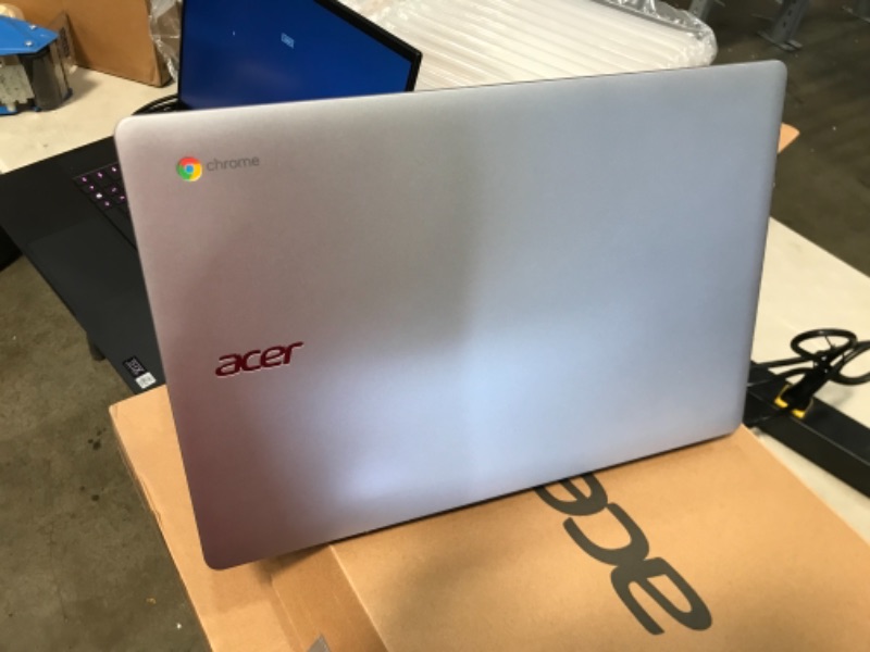 Photo 2 of Acer Chromebook 315 Laptop Computer/ 15.6" Screen for Business Student/ Intel Celeron N4000 up to 2.6GHz/ 4GB DDR4/ iPuzzle 32GB eMMC/ 802.11AC WiFi/ Work from Home/ Silver/ Chrome OS
