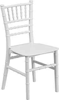 Photo 1 of (COSMETIC DAMAGES) Flash Furniture Child’s White Resin Chiavari Chair, pack of 5
