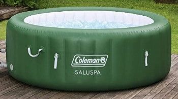 Photo 1 of (TUB ONLY; MISSING PUMP/HARDWARE/ATTACHMENTS) Coleman SaluSpa Inflatable Hot Tub | Portable Hot Tub W/ Heated Water System & Bubble Jets | Fits up to 4 People
