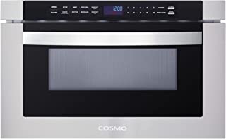 Photo 1 of (DENTED) COSMO COS-12MWDSS 24 in. Built-in Microwave Drawer with Automatic Presets, Touch Controls, Defrosting Rack and 1.2 cu. ft. Capacity in Stainless Steel
