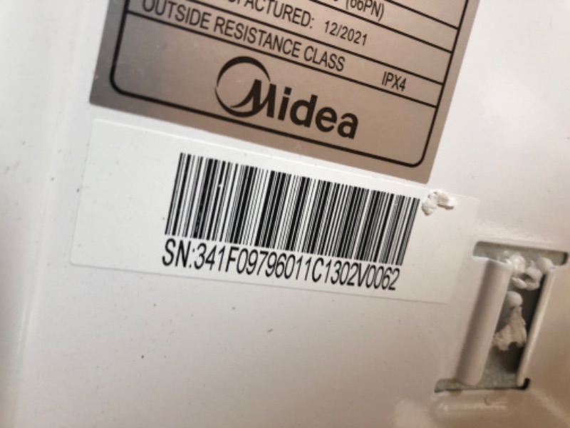 Photo 5 of (NON FUNCTIONAL COOLING; DENTED; DAMAGED FRONT PANEL) Midea 10,000 BTU EasyCool Window Air Conditioner, Dehumidifier and Fan - Cool, Circulate and Dehumidify up to 450 Sq. Ft., Reusable Filter, Remote Control
