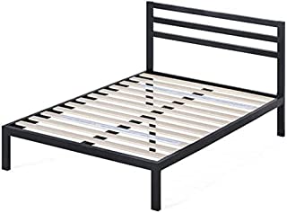 Photo 1 of (MISSING HARDWARE/MANUAL) ZINUS Mia Metal Platform Bed Frame with Headboard / Wood Slat Support / No Box Spring Needed / Easy Assembly, Full