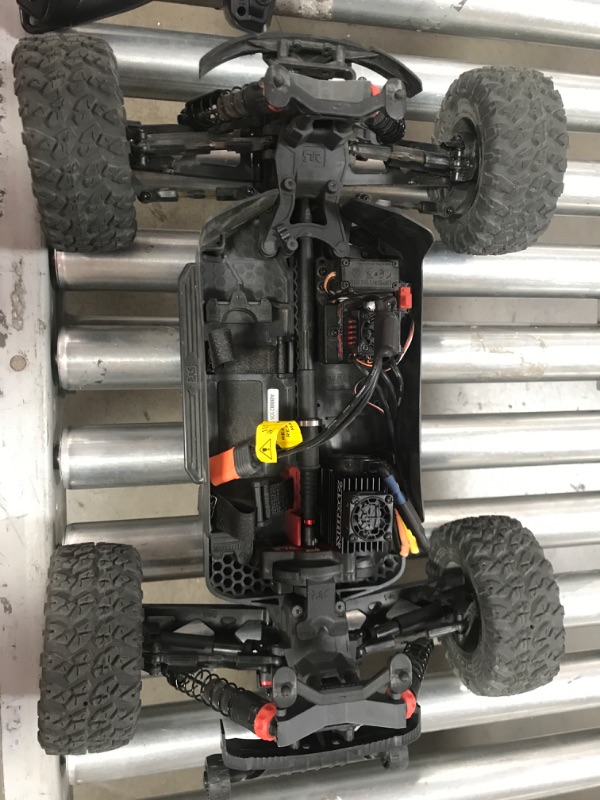 Photo 3 of ARRMA 1/10 Big Rock 4X4 V3 3S BLX Brushless Monster RC Truck RTR (Transmitter and Receiver Included, Batteries and Charger Required), Black, ARA4312V3
