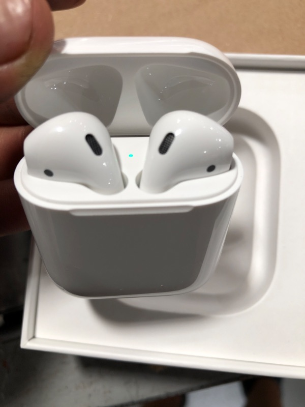 Photo 7 of Apple AirPods True Wireless Bluetooth Headphones (2nd Generation) with Charging Case

