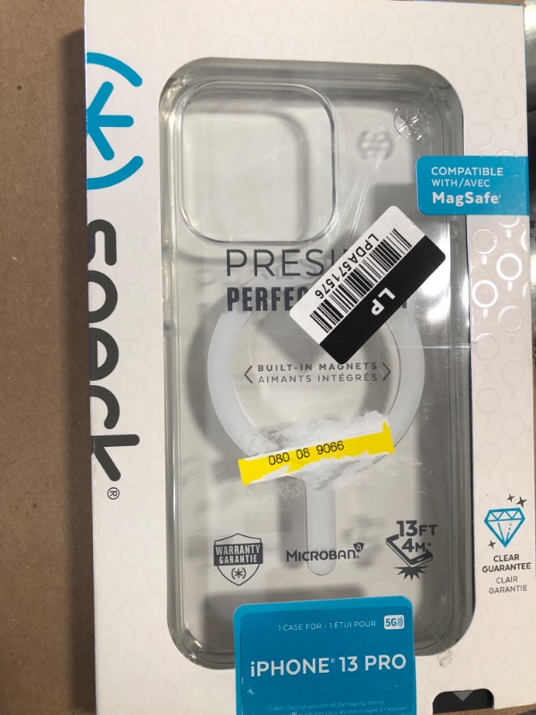 Photo 2 of Speck Apple iPhone 13 Pro Presidio Perfect Clear Case with MagSafe

