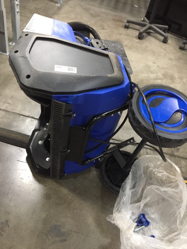 Photo 3 of *ITEM IS DAMAGED, SEE PICTURES**PARTS ONLY**UNABLE TO TEST**
Snow Joe SJ625E Electric Walk-Behind Single Stage Snow Thrower/Blower, 21-Inch Clearing Width, 15-AMP Motor, Directional Chute Control, LED Light
