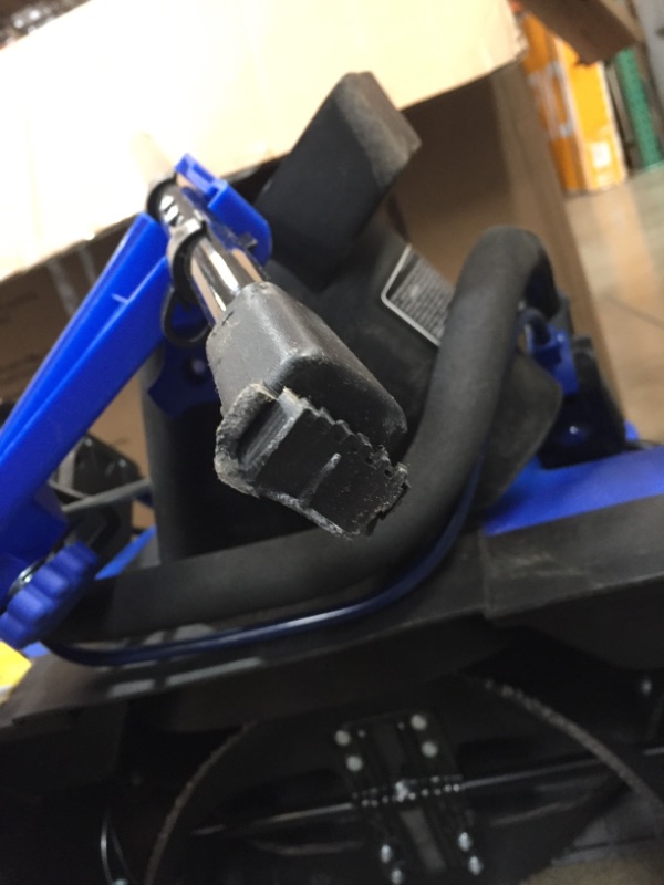 Photo 6 of *ITEM IS DAMAGED, SEE PICTURES**PARTS ONLY**UNABLE TO TEST**
Snow Joe SJ625E Electric Walk-Behind Single Stage Snow Thrower/Blower, 21-Inch Clearing Width, 15-AMP Motor, Directional Chute Control, LED Light
