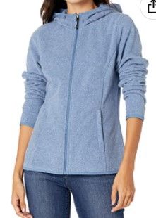 Photo 1 of Amazon Essentials Women's Long-Sleeve Hooded Full-Zip Polar Fleece Jacket medium
