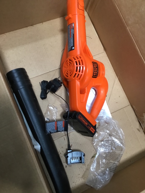 Photo 2 of **NON-FUNCTIONAL; PARTS ONLY!!!***
BLACK+DECKER 20V MAX* Cordless Sweeper (LSW221), Pack of 1

